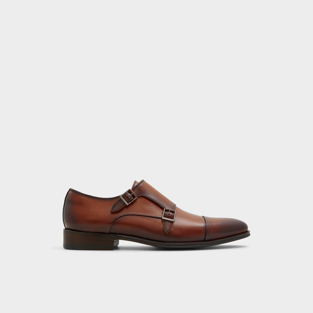 Aldo | Axwell Cognac Men's Dress Shoes - Monkstrap loafer