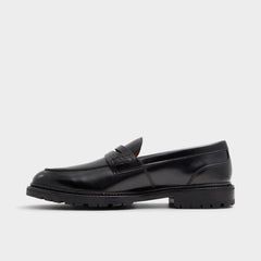 Aldo | Aleris Black Men's Dress Shoes - Loafer, Lug sole