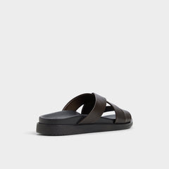 Aldo | Kairo Dark Brown Men's Sandals & Slides - Slide sandal