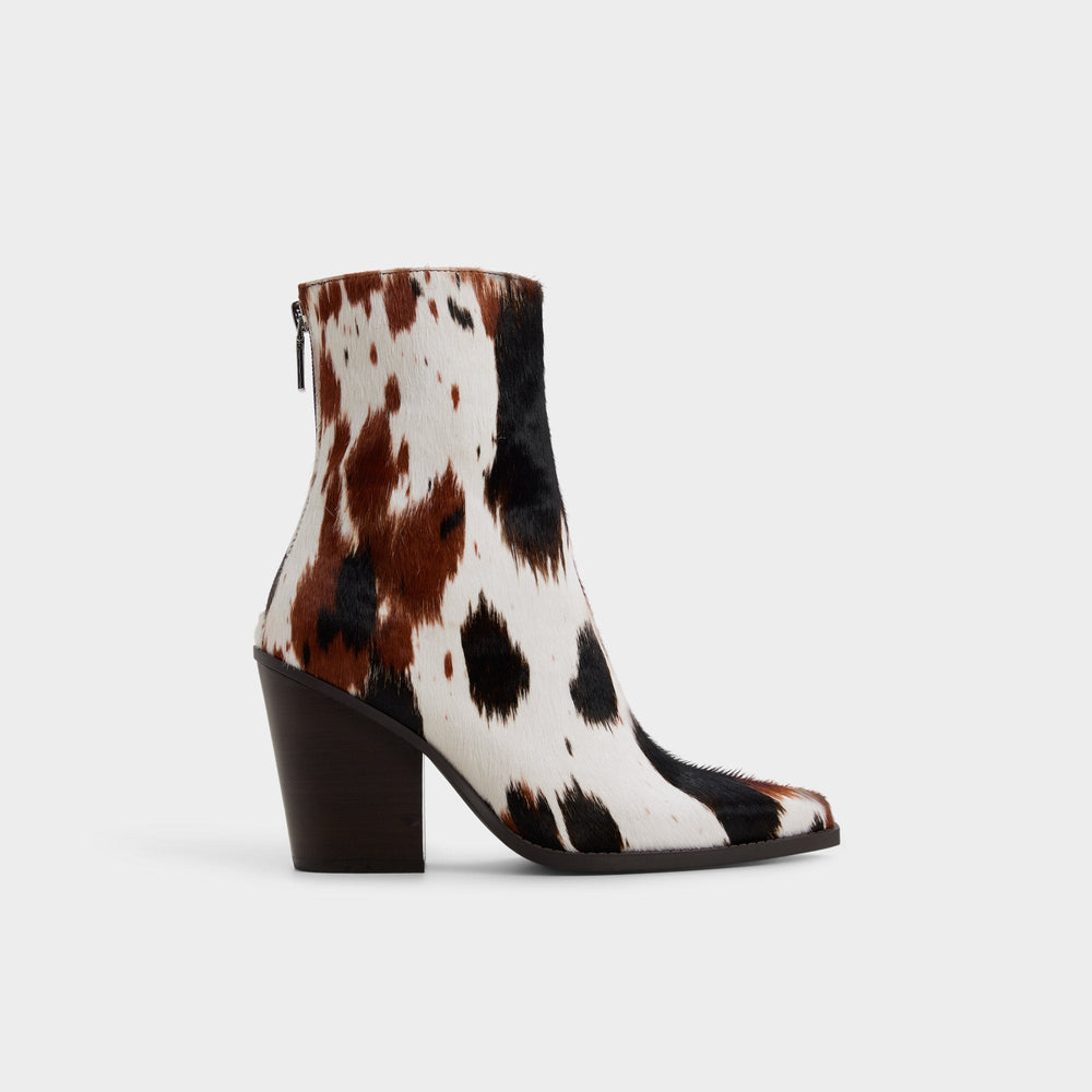 Aldo | Norelle in Open Brown - Ankle boot, Block heel