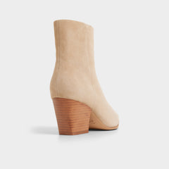Aldo | Shanah in Light Beige - Ankle boot, Block heel