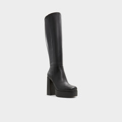 Aldo | Albie Black Women's Tall Boots - Knee-high boot, Platform