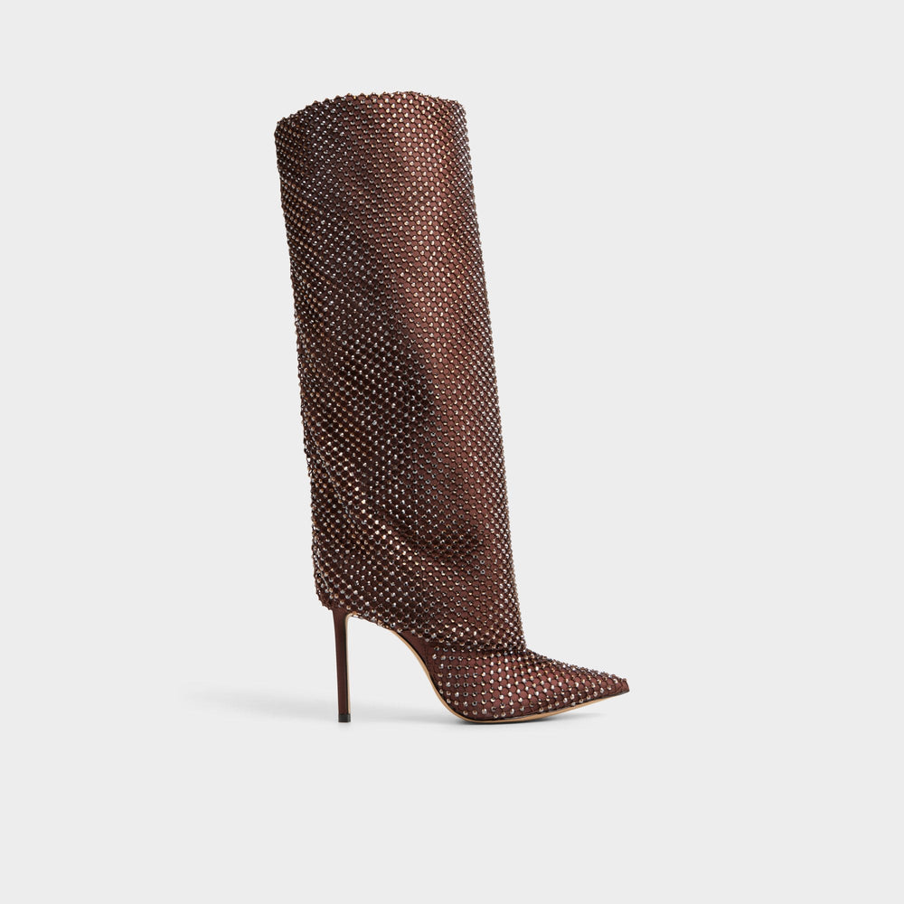 Aldo | Livydalia in Dark Brown - Knee-high boot, Stiletto heel