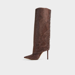 Aldo | Livydalia in Dark Brown - Knee-high boot, Stiletto heel