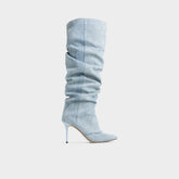Aldo | Daroba in Denim - Over-the-knee boot, Stiletto heel