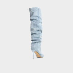 Aldo | Daroba in Denim - Over-the-knee boot, Stiletto heel