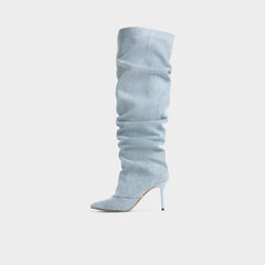 Aldo | Daroba in Denim - Over-the-knee boot, Stiletto heel