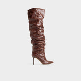 Aldo | Daroba in Dark Brown - Over-the-knee boot, Stiletto heel