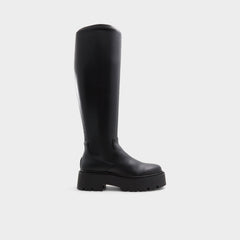 Aldo | Carelden Black Women's Tall Boots - Knee-high boot, Lug sole