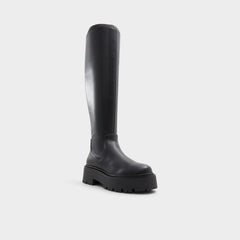 Aldo | Carelden Black Women's Tall Boots - Knee-high boot, Lug sole