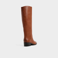 Aldo | Kaydienh in Medium Brown - Knee-high boot, Block heel