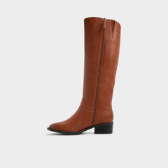 Aldo | Kaydienh in Medium Brown - Knee-high boot, Block heel