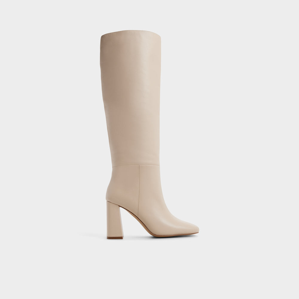 Aldo | Helana in Cream - Knee-high boot, Block heel