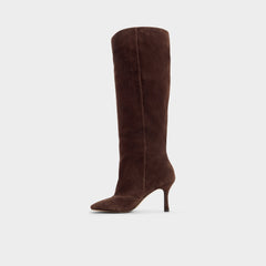 Aldo | Frankey in Dark Brown - Knee-high boot, Stiletto heel