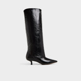 Aldo | Everose in Black - Knee-high boot, Kitten heel