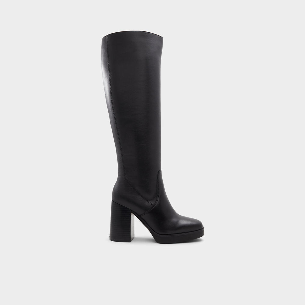 Aldo | Equine Black Women's Tall Boots - Knee-high boot, Black