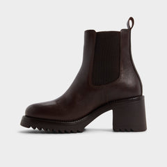 Aldo | Anneliese in Medium Brown - Chelsea boot, Lug sole