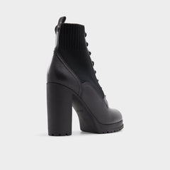 Aldo | Rebellious Black Women's Combat boots - Combat ankle boot, Lug sole