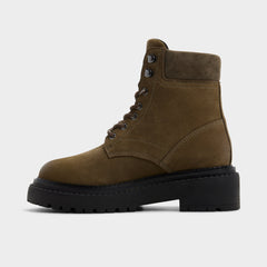 Aldo | Lewellan in Dark Green - Hiking boot, Lug sole