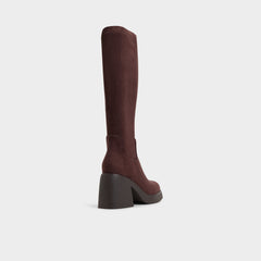 Aldo | Auster in Dark Brown - Knee-high boot, Platform