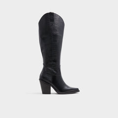 Aldo | Nevada-wc Black Women's Western - Western knee-high boot, Black