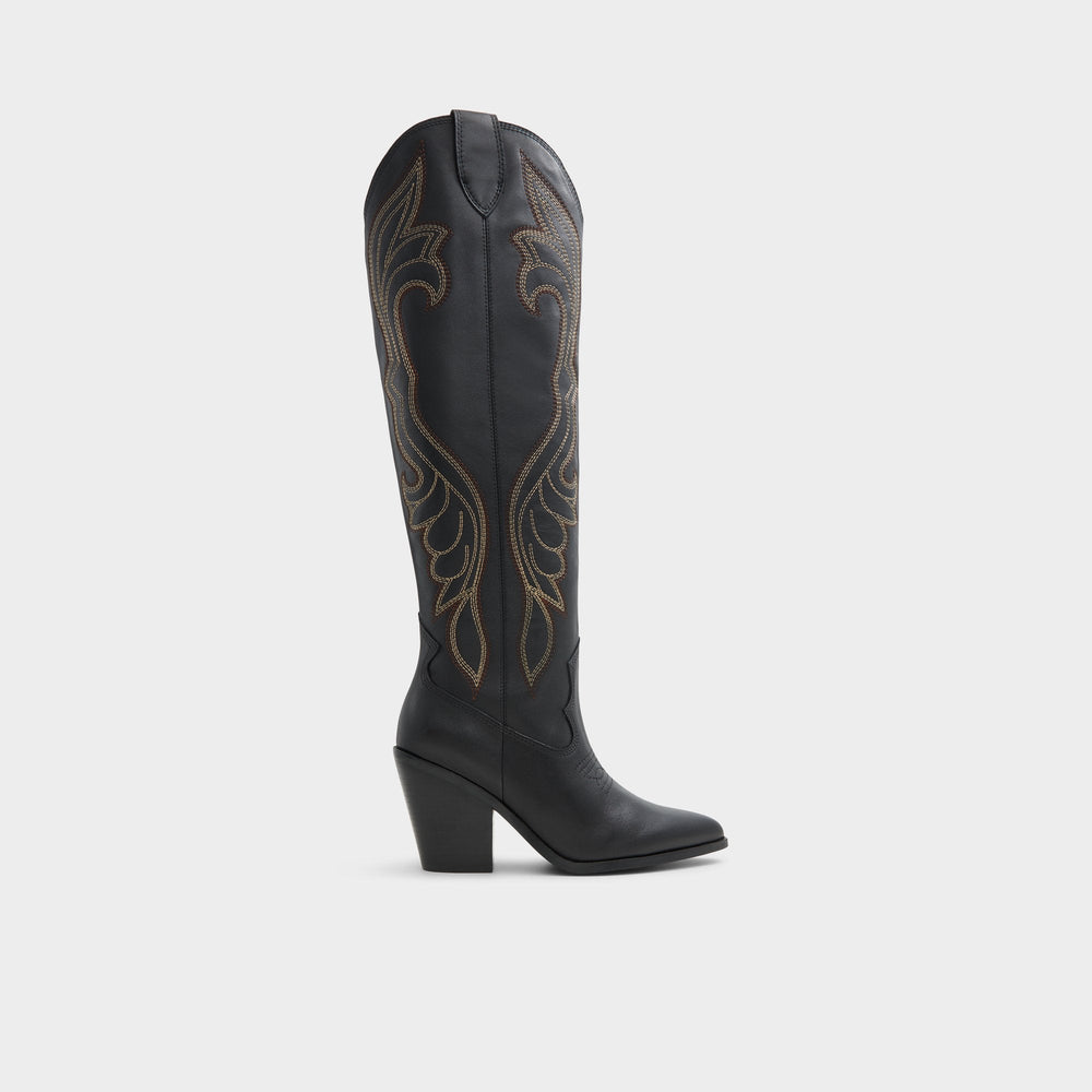 Aldo | Alamo Other Black Women's Tall Boots - Western boot, Cup sole