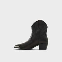 Aldo | Valley Black Women's Western - Western boot, Block heel