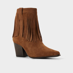 Aldo | Jollene in Dark Brown - Western boot, Block heel