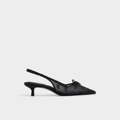 Aldo | Azaro in Other Black 14151901 - Slingback heel, Kitten heel