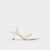 Aldo | Nailah White/Bone Women's Kitten heels - Slingback heel, Kitten heel