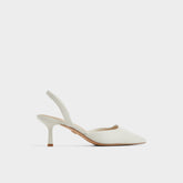 Aldo | Gavedessi Open White Women's Kitten heels - Slingback heel, Kitten heel
