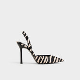 Aldo | Berolden White/Black Women's Animal Prints - Slingback heel