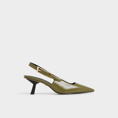 Aldo | Nealie in Khaki 14139074 - Slingback heel, Kitten heel
