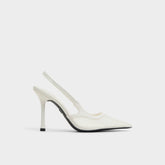 Aldo | Evania White Women's Slingbacks - Slingback heel