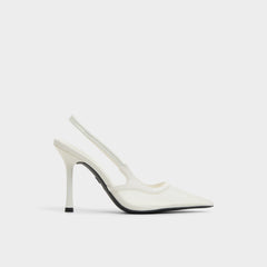 Aldo | Evania White Women's Slingbacks - Slingback heel
