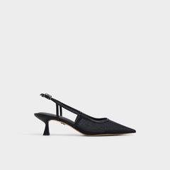 Aldo | Maxina Black Women's Kitten heels - Slingback heel, Kitten heel
