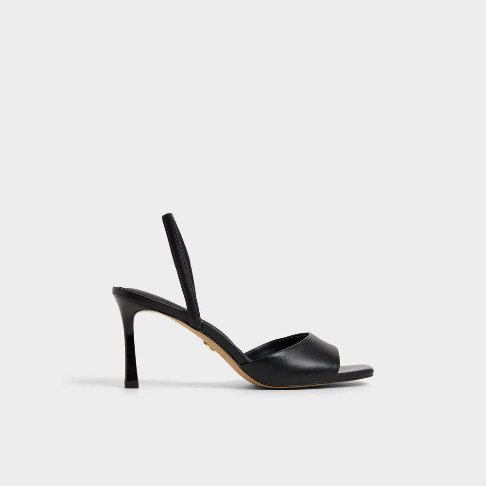Aldo | Andya Black Women's Strappy sandals - Slingback heeled sandal, Stiletto heel