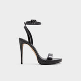 Aldo | Katelina Black Women's Heeled sandals - Strappy heeled sandal, Stiletto platform