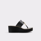 Aldo | Penelopy Black Women's Wedges - Wedge sandal, Wedge heel
