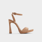 Aldo | Ivette in Medium Beige - Strappy heeled sandal, Platform