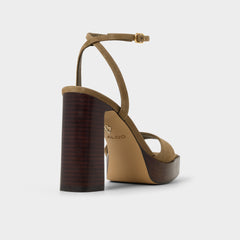 Aldo | Lothon in Other Green - Strappy heeled sandal, Platform
