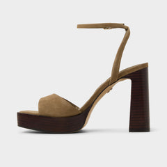 Aldo | Lothon in Other Green - Strappy heeled sandal, Platform