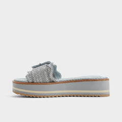 Aldo | Wavynelly Other Blue Women's Flats - Slide sandal, Platform