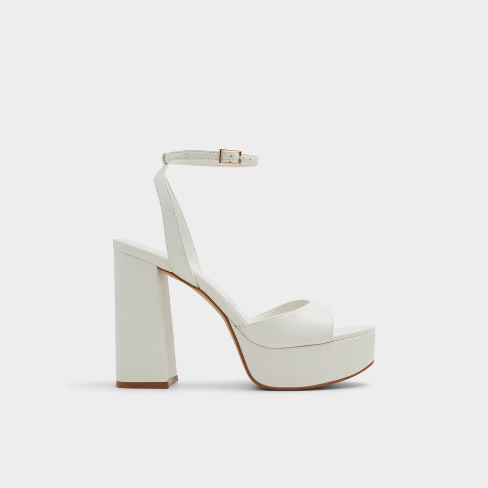 Aldo | Valoria White Women's Platform sandals - Strappy heeled sandal