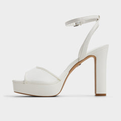 Aldo | Chicglimmer Other White Women's Platform sandals - Strappy heeled sandal, Block heel