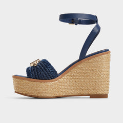 Aldo | Ybylin Navy Women's Platform sandals - Wedge sandal