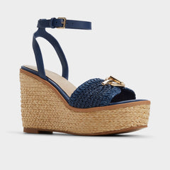Aldo | Ybylin Navy Women's Platform sandals - Wedge sandal