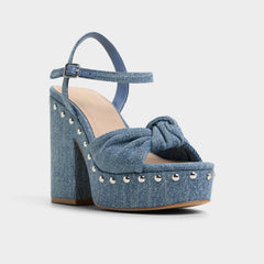 Aldo | Ulialdan Blue Combo Women's Platform sandals - Strappy heeled sandal