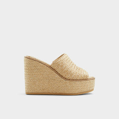 Aldo | Midsommar Open Natural Women's Wedges - Wedge sandal, Wedge heel