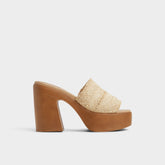 Aldo | Maysee Natural Women's Platform sandals - Heeled mule, Platform